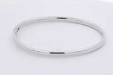 1.61cttw Diamond Hinged Bangle Bracelet 14k White Gold 14.6 Grams Eb0626lxrxsa