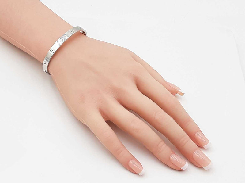 Cartier Love Bracelet In 18k White Gold 30.2 Grams Size 16 Fw0925wpxzdu