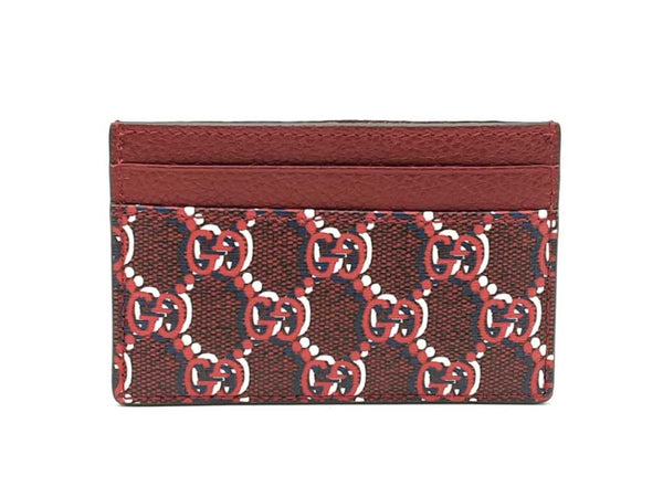Gucci Card Holder Wallet In Gg Shadow Coated Canvas Fw0825lzxdu