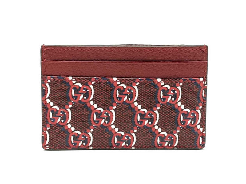 Gucci Card Holder Wallet In Gg Shadow Coated Canvas Fw0825lzxdu