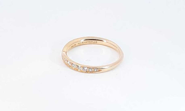 Tiffany & Co. 18k Rose Gold Diamond Harmony Wedding Ring Eblrxzdu 144020008032