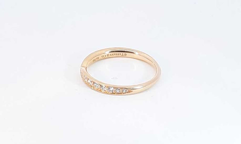 Tiffany & Co. 18k Rose Gold Diamond Harmony Wedding Ring Eblrxzdu 144020008032