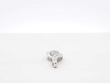 0.59 Cttw Diamond & 10k White Gold Swirl Pendant 1.7 Grams Fw0126lsrdu