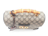 Gucci Padlock Gg Supreme Canvas Small Bamboo Shoulder Bag Sd1025crzde