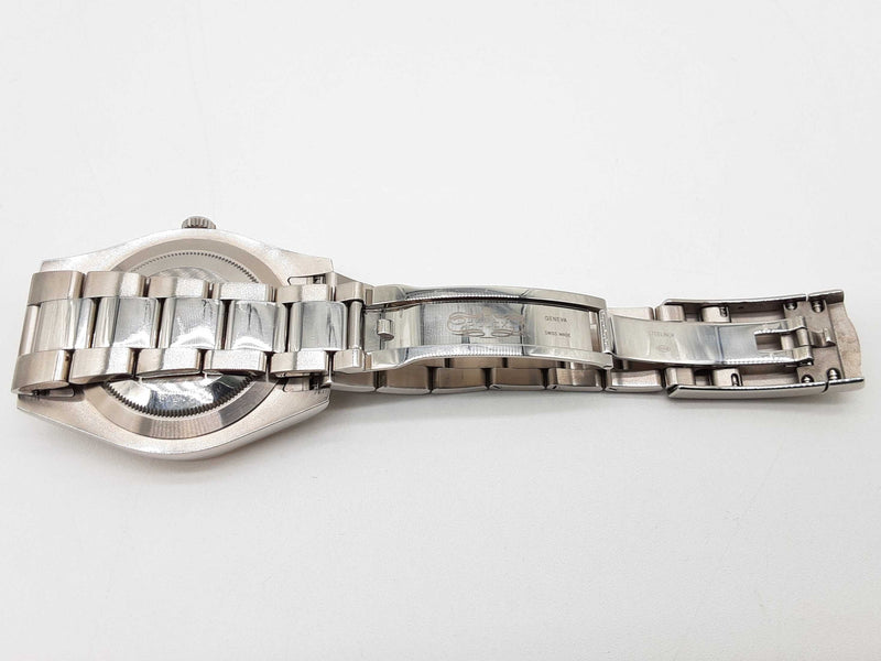 Rolex 116334 41 Datejust Gray Dial Fluted Bezel Oyster Band Watch Do1025sxzxde