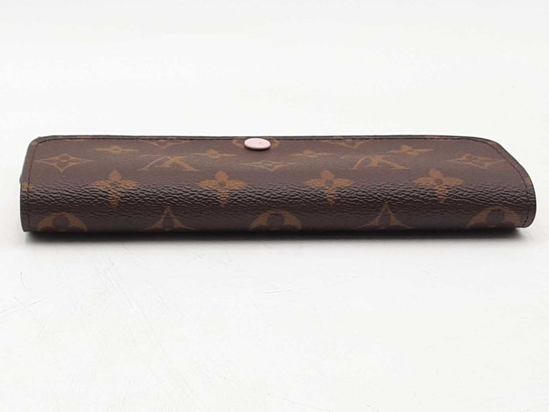 Louis Vuitton Emilie Monogram Pink Interior Brown Wallet Aa1225lrzsa