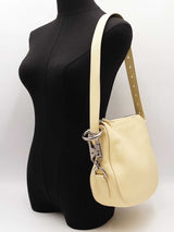 Burberry Knight Small Shoulder Bag In Mimosa Yellow Grained Leather Fw1225wrxdu
