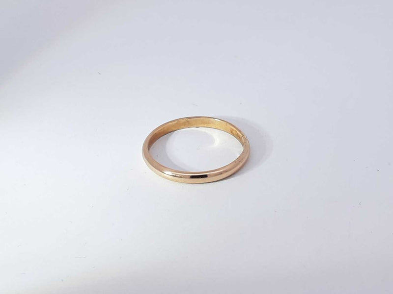 14k Yellow Gold 1.9 Grams Wedding Band Size 8 Aa1125rzsa