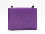 Bottega Veneta Nappa Intrecciato Runway Shoulder Bag In Purple Fw0225ozxdu