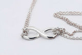 Tiffany & Co. Sterling Silver Infinity Necklace 5.7 Grams 16 Inch Eb0626lxzsa