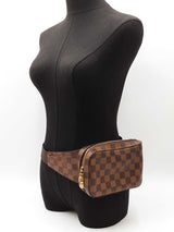 Louis Vuitton Geronimos Sling Bag In Damier Ebene Coated Canvas Fw0826wrxdu