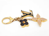 Louis Vuitton Fleur De Monogram Gold-tone & Enamel Bag Charm Fw0725lxzdu