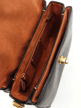 Coach Cassie Crossbody Bag 19 In Black Pebbled Leather Fw1125ixdu