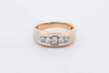 0.75cttw Diamond Ring In 14k Yellow Gold 8.2 Grams Size 12 Eb0826rxzsa