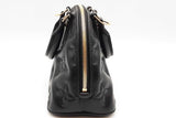 Louis Vuitton Black Leather Bubblegram Alma Bb Top Handle Bag Eb1026lwxzde