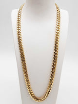 10k Yellow Gold 145.5g Solid Cuban Chain 24 In Do0924pxzxde