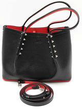 Christian Louboutin Mini Cabarock Black Leather Tote Bag Eb1225prxdu