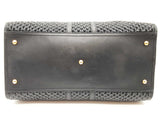 Yves Saint Laurent Ysl Cabas Chyc Black Braided Vinyl Duffle Bag Do0426pxzde