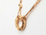 Cartier Love 18k Rose Gold 6.0g Pendant Necklace 16 In Do0125sxzde