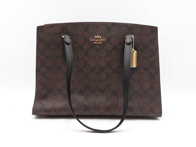 Coach Tatum Carryall Bag In Signature Coated Canvas Fw0825ozdu