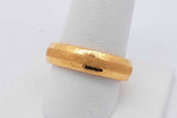 24k Yellow Gold Wedding Band 13.4 Grams Size 9 Eb0726lixzsa