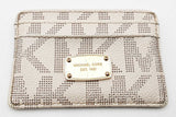 Michael Kors Logo Card Holder Eb1024lxsa