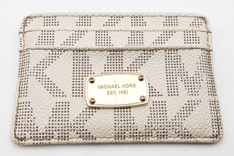 Michael Kors Logo Card Holder Eb1024lxsa