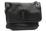 Yves Saint Laurent Niki Black Leather Shoulder Bag Eb0526rxzde