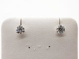 1.12 Cttw Lab Grown Diamonds 14k White Gold 0.8g Stud Earrings Do0726orxde