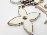 Louis Vuitton Fleur D'epi Silver-tone & Ivory Enamel Bag Charm Fw0726lxzdu