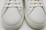 Fendi White Leather Sneakers Size 5 Eb0526sxde