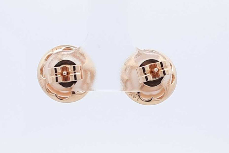 Pearl Stud Earrings In 14k Yellow Gold 4.3 Grams Eb0924ersa