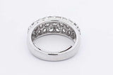 3.22cttw Diamond Ring In 14k White Gold 7.3 Grams Size 5.75 Eb0526lrxzdu