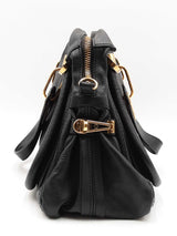 Chloe Paraty Black Leather Top Handle Bag Eb1225lrxdu