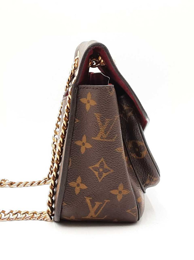 Louis Vuitton Passy Chain Shoulder Bag In Monogram Coated Canvas Fw0825erxdu
