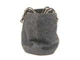 Chanel Deauville 2-way Blue And Black Raffia Tote Bag Sd0925lzxzsa