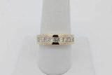 0.45cttw Princess Cut Diamond Ring In 18k Yellow Gold 6.7g Size 8.25 Eb1026rrxsa