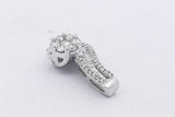 0.79cttw Diamond Pendant In 14k White Gold 4.2 Grams Eb0826wexsa
