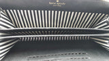 Kate Spade New York Bryann Large Zip Around Black Leather Wallet Sd0125lrdu