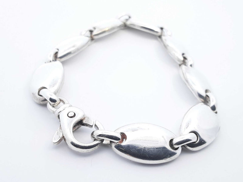 Tiffany & Co Sterling Silver Pebble Link Bracelet 7 In 44.8g .925 Lh0724wxzde