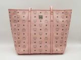 Mcm Toni Visetos Powder Pink Shopper Tote Bag Sd1025lrzde