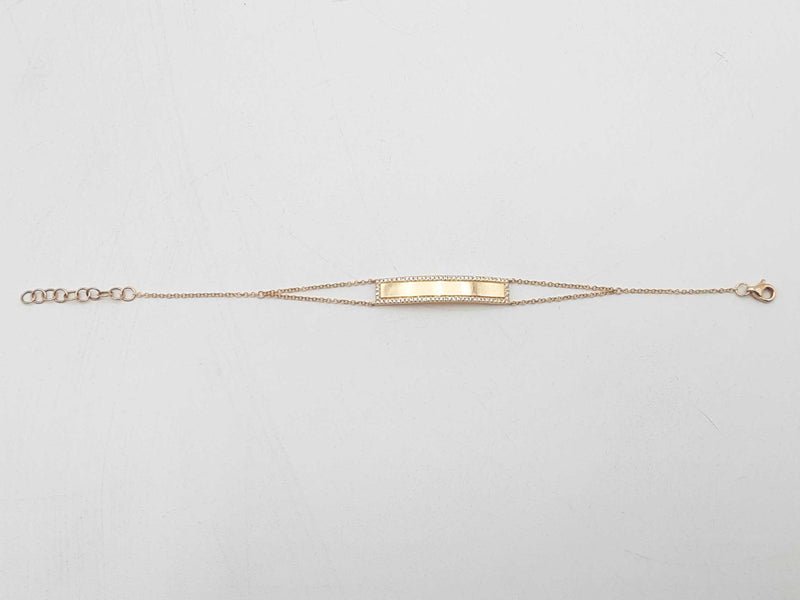 .64 Diamonds 14k Yellow Gold 2.5 Grams Bracelet 6 Inch Sd0625lrzsa