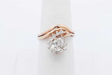 0.66cttw Diamond Ring In 14k Yellow Gold 5 Grams Size 7 Eb0526rxzdu