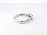 0.60 Cttw Diamond & 14k White Gold Engagement Ring 3.3g Size 6 Fw1124wrxdu