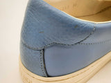 Fendi 8e6852 Vitello Rockoclick Blue Leather Slip Ons Size Eu 39 Do1124lxzde