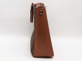 Michael Kors Jessie Large Signature Satchel Brown Aa0726crsa