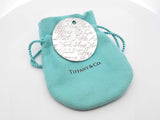 Tiffany & Co. Notes 727 Fifth Avenue Sterling Silver Wavy Pendant 24g Fw0326ezdu