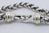 David Yurman Sterling Silver Wheat Chain Bracelet 26.7 Grams 8 Inch Eb0726lrxsa