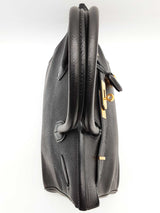 Hermes Birkin 30 Noir Black Epsom Gold Hardware Handbag Do0825lxzxzde