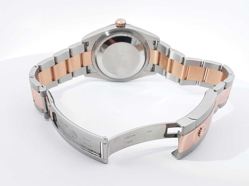 Rolex Datejust 36mm Stainless Steel 18k Everose Gold  Watch Sd0725lozxzsa